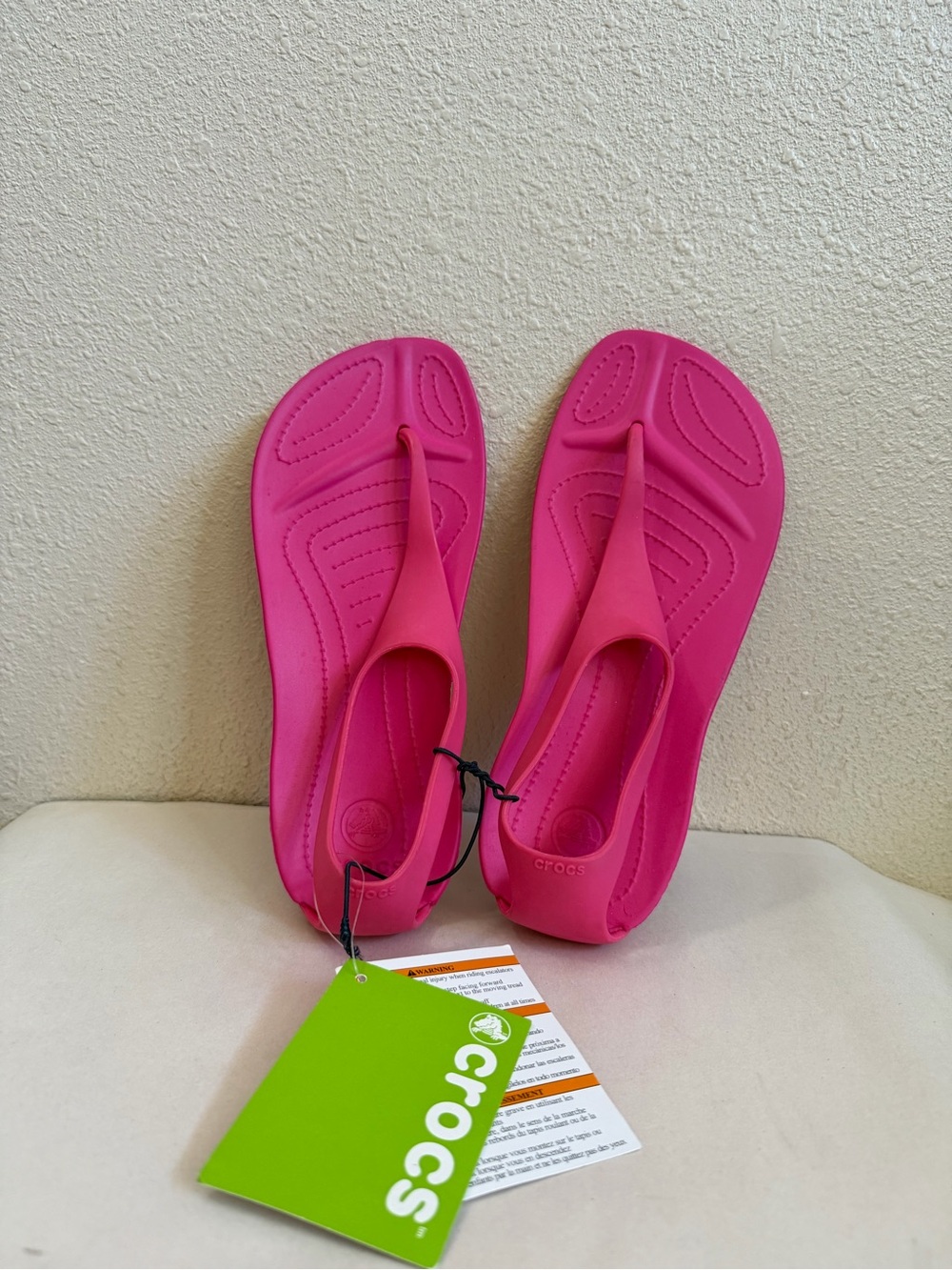 Crocs Sexi Flip Women’s Sandals Candy Pink Size 7